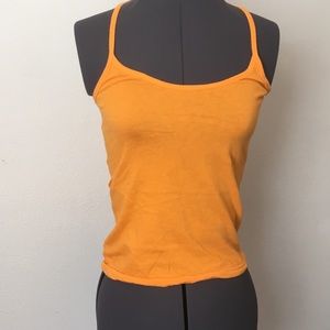 ❤️ Old Navy Orange Criss-Cross Tank - Size M